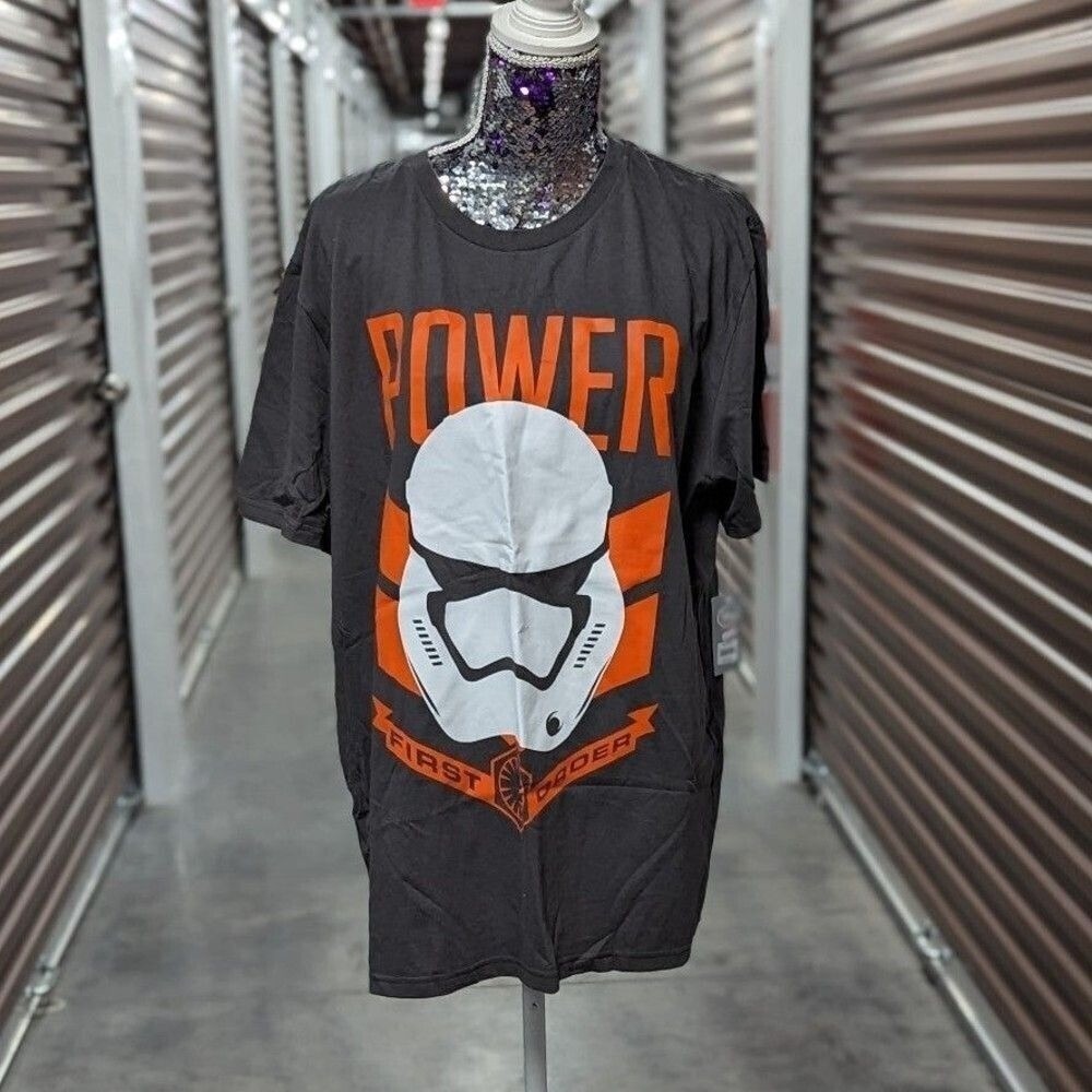 Y2K Geek Chic Star Wars First Order Stormtrooper Graphic Tee Unixex Disney XL